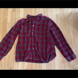 LL BEAN MENS PLAID LONG SLEEVE SIZE M